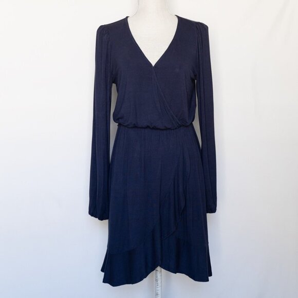 BP V Neck Faux Wrap Dress - Picture 4 of 9